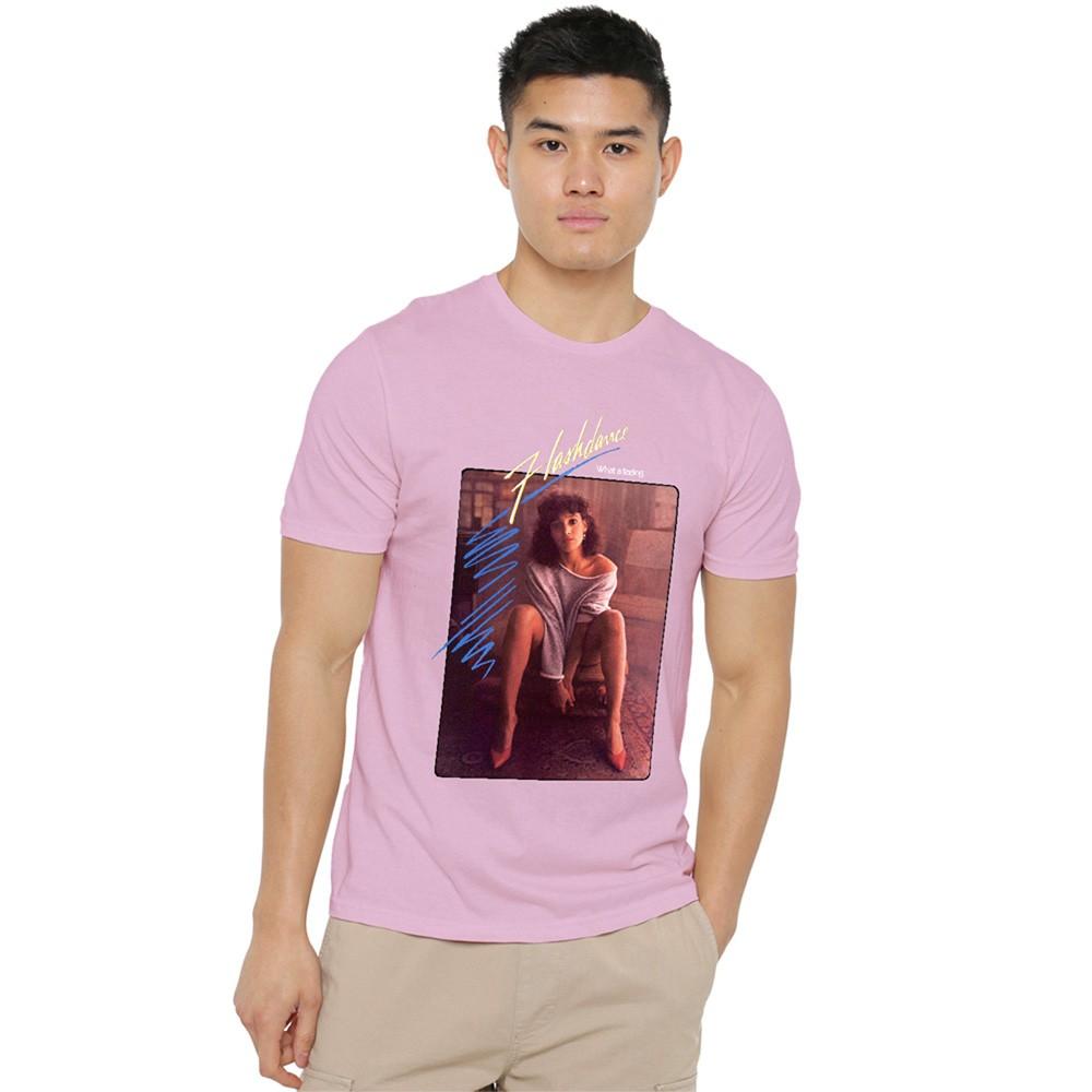 Flashdance Poster Art T-Shirt S-3XL Pink S