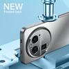 For Oppo Find X7 X6 Pro Ultra Metal lens all inclusive Protector Straight Edge Back Plating PC Matte Frosted Anti fingerprint Bumper Cover Case Shell