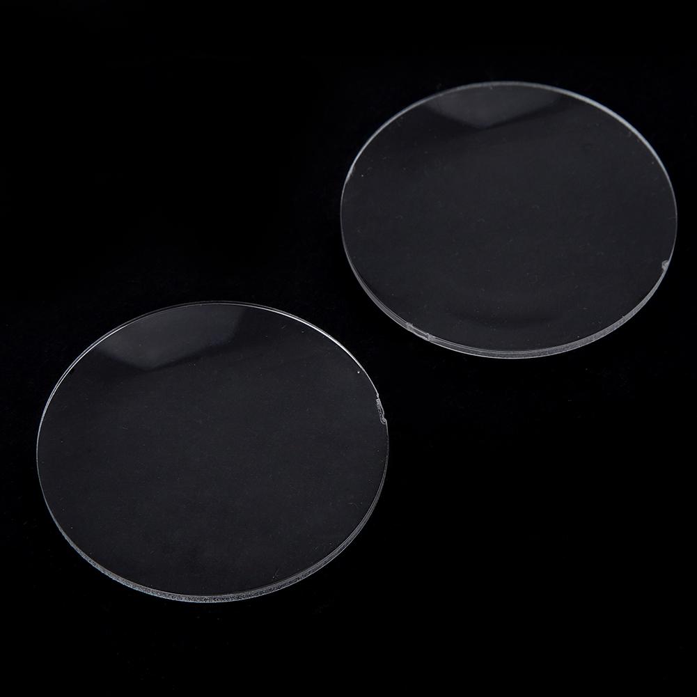 2pcs 50mm Diameter Acrylic Magnifying Glass Lens Reading Magnifier Lens Replacement