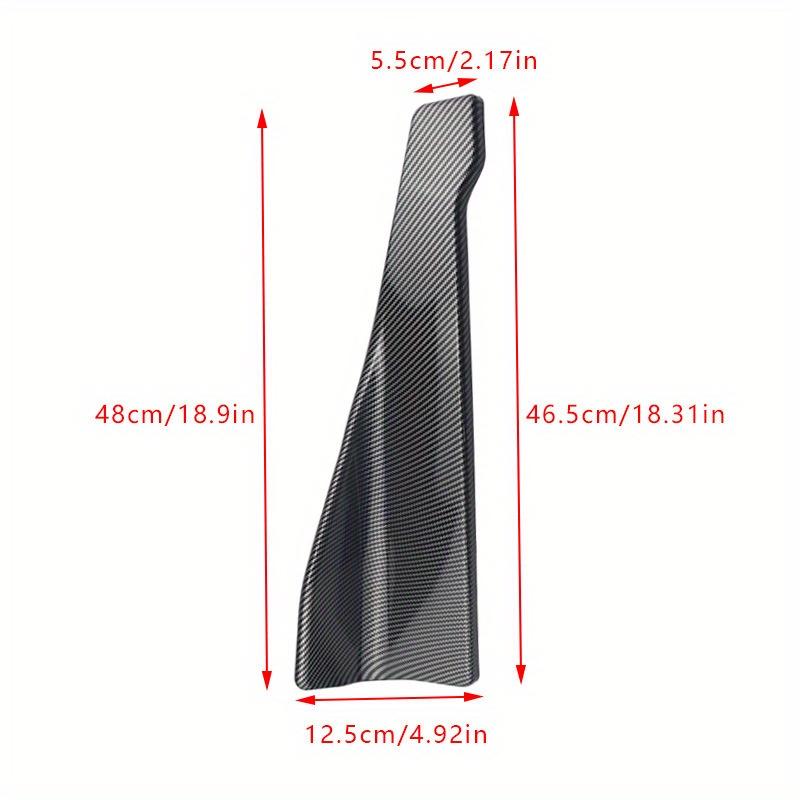 Car Tuning Rear Corner Guard, 48CM Carbon Fiber Car Tuning Rear Shovel Small Enclosure Protection Plate, Car Side Door Protector