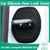 For GAC Trumpchi EMZOOM GS3 -2025 Car Decorat Protecte Door Lock Cover Decoration Accessories Silicone Mute Damping Cushion