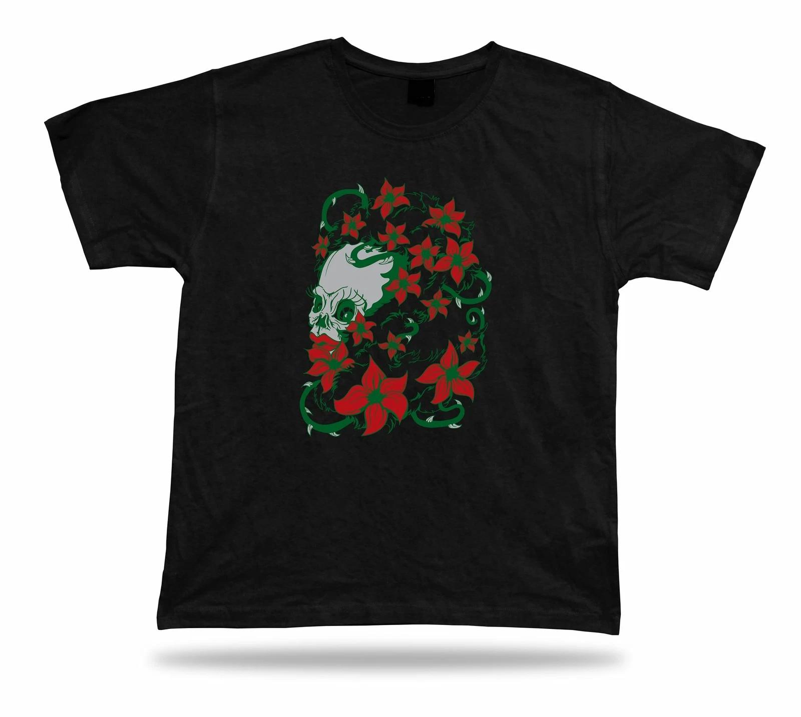 Skull Floral T-shirt tee unisex vector cool awesome stylish modern apparel 2XL