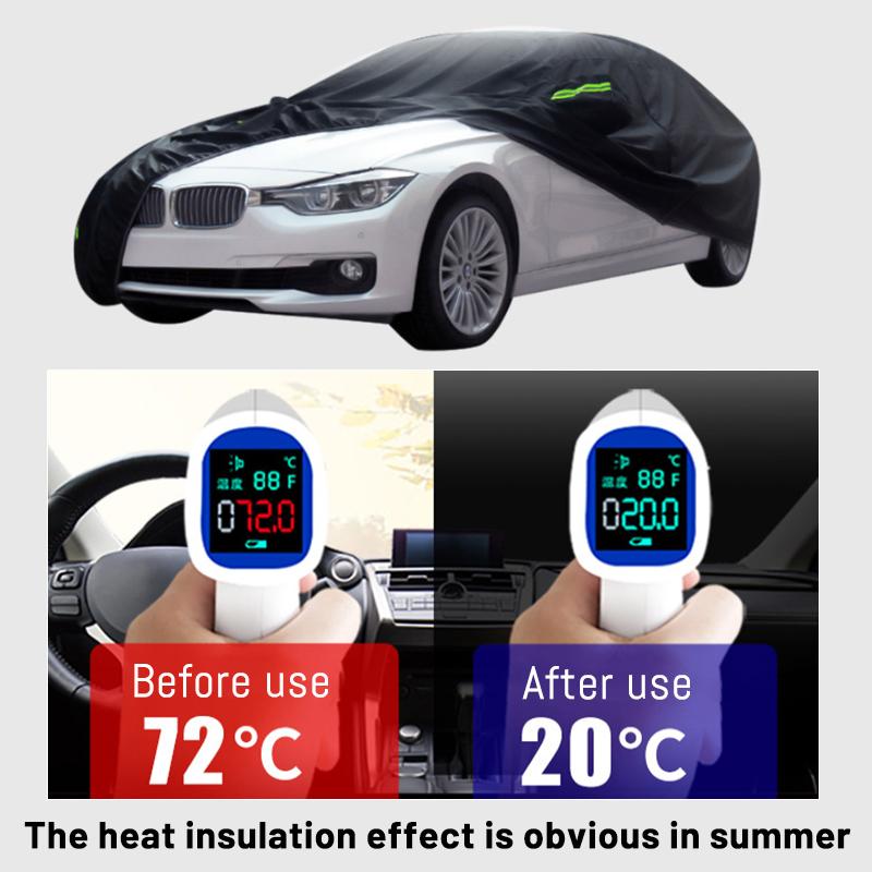 

Чехол для автомобиля Наружный Водонепроницаемый Солнцезащитный Устойчивый к дождю и снегу Устойчивый к УФ-лучам Чехол для автомобиля Универсальный Внедорожник/седан Полный чехол для автомобиля United States