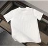 2024 Summer High Quality 100% Cotton English Letter Printed Top Breathable Sports Gym Men's Fashion Street Round Neck T-shirt