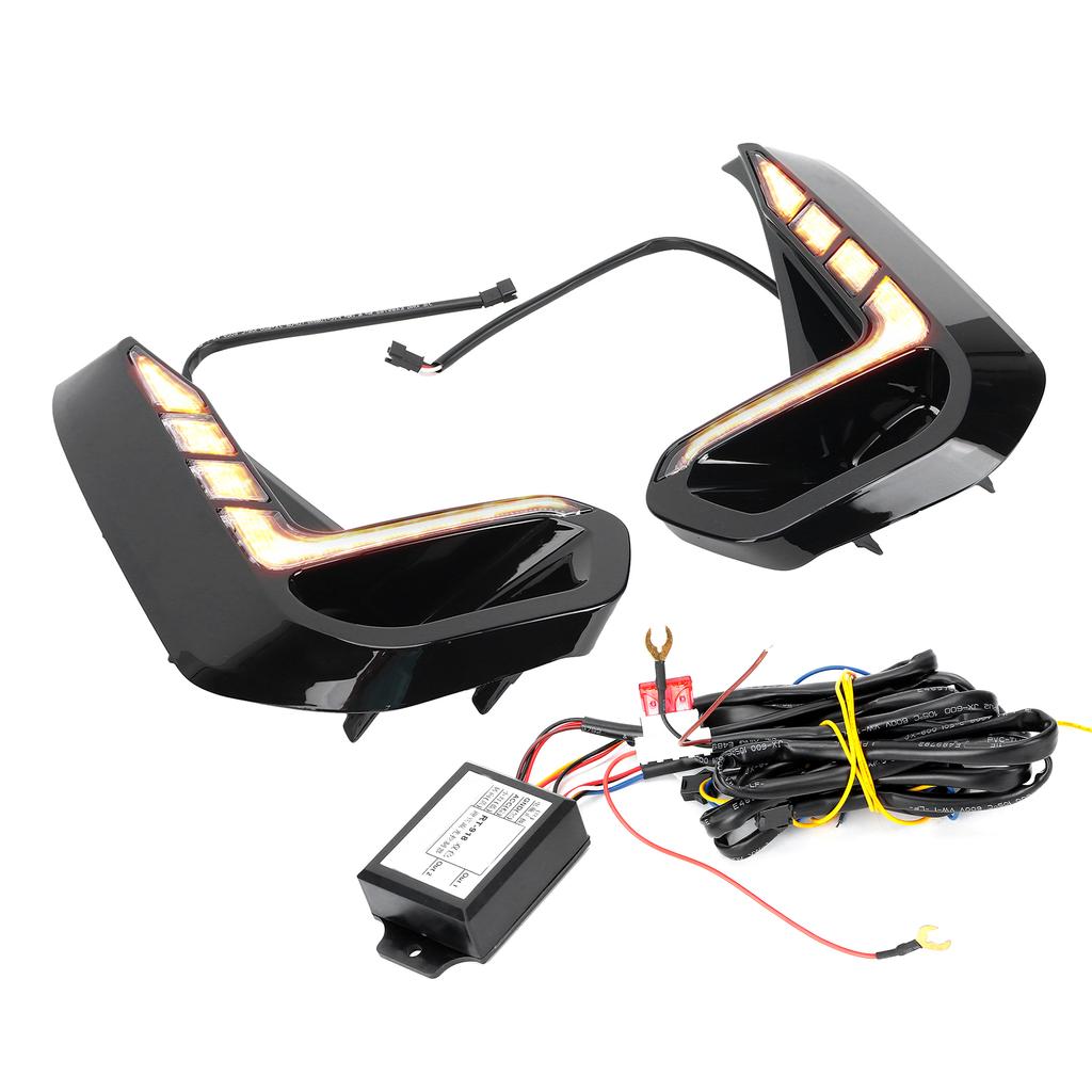 DC 12V LED Daytime Running Light Bright Turn Lamp Replacement for Hilux REVO 2020‑2021