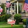 Star Patriotic Garden Stake American Style Outdoor Stake 4th of July Holiday Decor for Home Independence Day Yard Lawn Decoration
