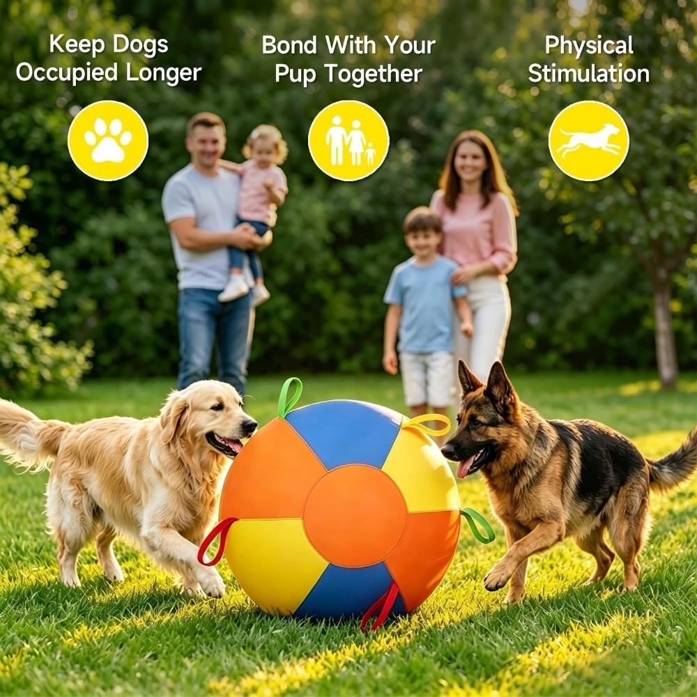 Wear Resistant Giant Herding Ball Tear-Resistant Dog Training Ball Interactive Dog Toy  Training