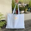 Striped Contrasting Colors, Small Fresh Canvas Bag, Largecapacity Class Commuter Bag, Highvalue Shoulder Tote Bag