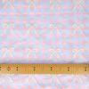KIYOHARA Trend Colorful Check Ribbon 130cm Wide x 50cm Fabric, Embroidery, Cut, Pink, TF-89C