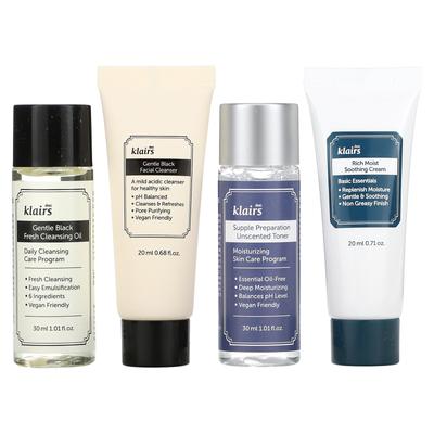Kit di prova per la cura della pelle, set da 4