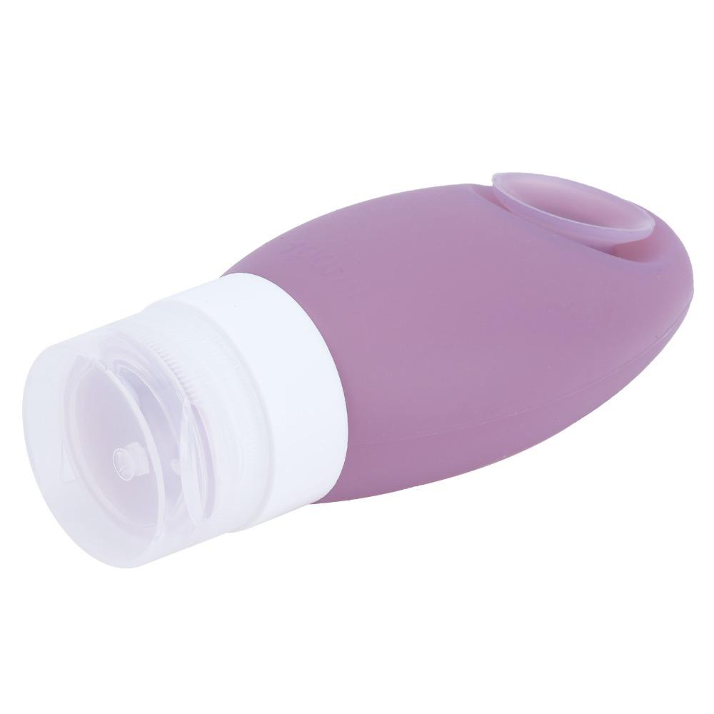 Suction Cup Cosmetic Bottle Silicone Refillable Bottle Leakproof Storage Bottle  Cosmetic Pack