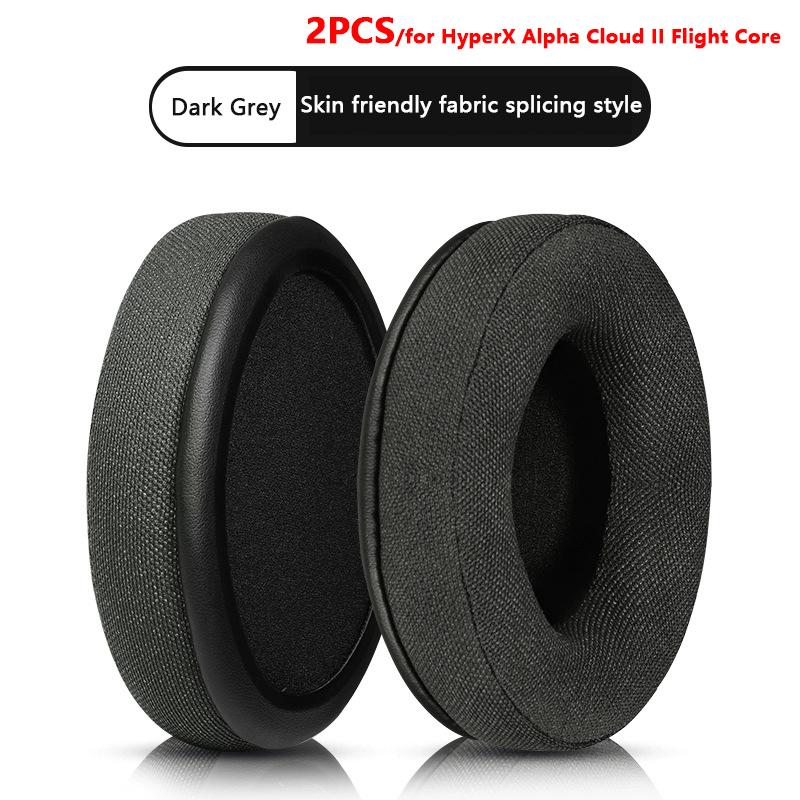 

Replacement Skin-Friendly Cloth Leather Earpads For Hyperx Alpha Cloud 1/2 Headphones Headband Ear Cushion A5