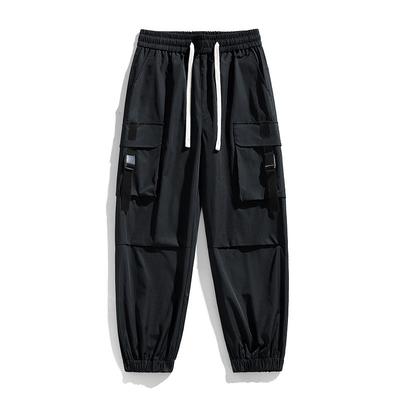 Herren-Overall Frühling und Sommer neue Herren lockere lässige Jogginghose wasserdichte Mehrfach-Taschen Leggings