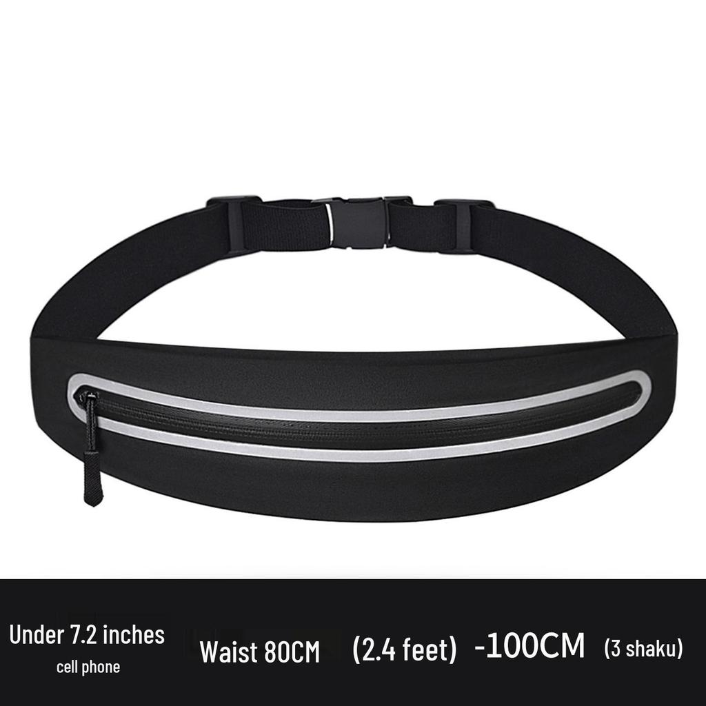 Unisex Waterproof Slim Running Belt: Multifunctional Phone Pouch for Outdoor Sports, Cycling, and Fitness