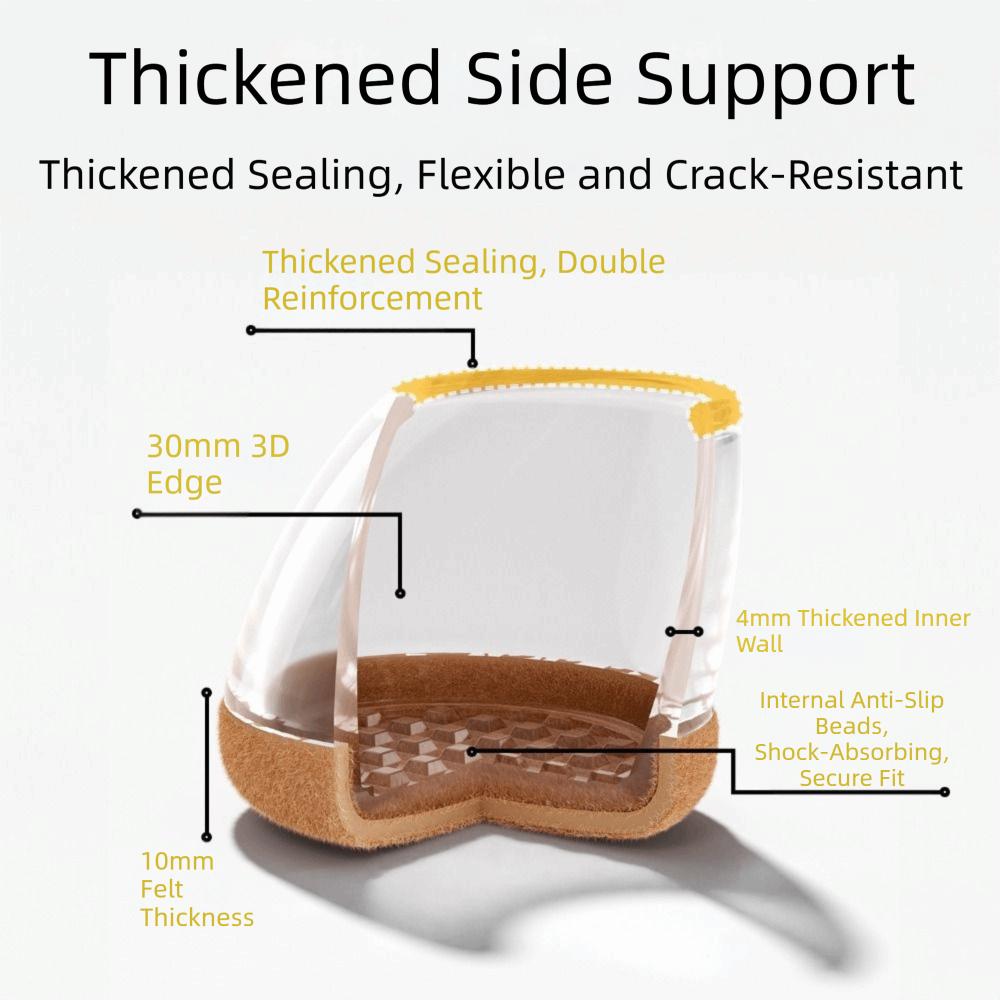 Silicone Material Silicone Chair Leg Protectors Non-Slip Floor Protectors  Furniture Protection