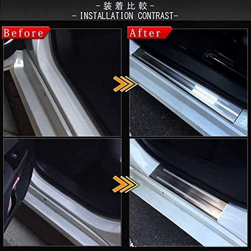 FUKUARE Prius 50 Series PHV Scuff Plate Side Step Garnish Step Guard Custom Parts (2)