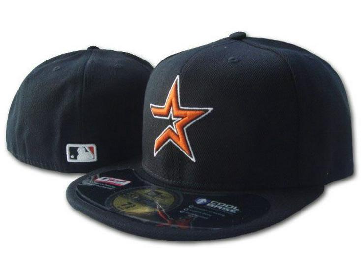 Houston Astros Sun Protection Closed-face Baseball Cap - Fully Sealed Embroidered Hat
