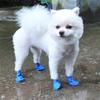 4Pcs/Set Waterproof Dog Shoes For Chihuahua Balloon Type Rubber Rain Boots Portable Dog Accessories Outdoor Footwear Socks