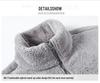 Women's Double-Sided Thick Fleece Jacket, Warm Coral Polar Fleece, Stand Collar, Plus Size, Perfect for Autumn and Winter.
