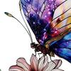 Animal Sun Catcher Multicolor Acrylic Bird Bat Pendant Stained Glass Style Hanging Decoration for Living Room Bedroom Windows Balconies