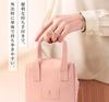 Suitcase Company Cosmetic Divided Small Item Freestanding Makeup Large Upright Pink Pouch, Vertical, Pockets, Handle, Storage, Pouch, Capacity,