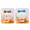 Summer Cat Plush Toy with Sunglasses And Float, Large Soft Pillow Stuffed Animal, Cuddly Beach Doll for Sofa, Gift for Girls