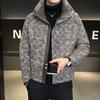 Men's 2025 Winter Trendy Printed Down Jacket - Lightweight, Thick & Stand Collar Outerwear