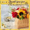 Friendship Gifts for Women: Bestie Plaque, Sunflower Flower Gift, Sister Birthday Thank You Acrylic Friendship Gift