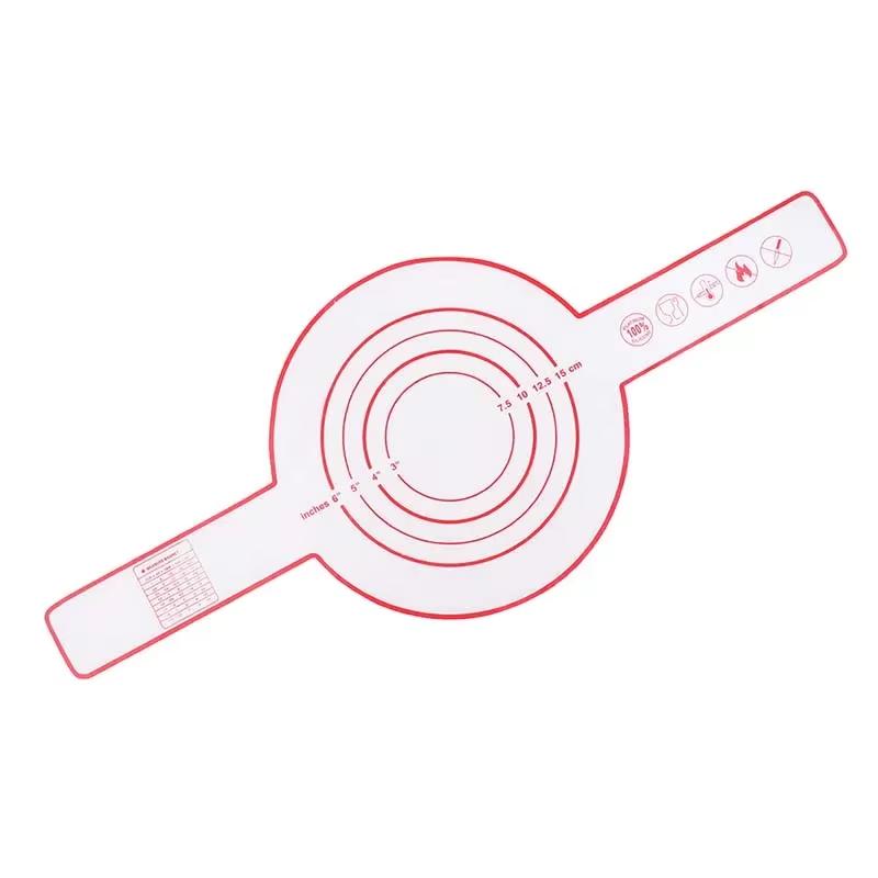 

Многоразовый силиконовый хлебный ремень с длинными ручками, термостойкий антипригарный коврик для выпечки закваски для голландской духовки, формочки для выпечки, инструменты красный