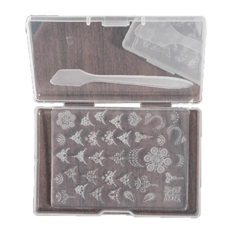 

Silicone Mold for Intricate Nail Carving and Embellishments DIY Manicure Tools