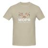 War Games Wopr Fun Retro 80s Gamer Scifi Thriller Fitted Tshirt Casual Girlish Feeling Thin For Summer Short Sleeve