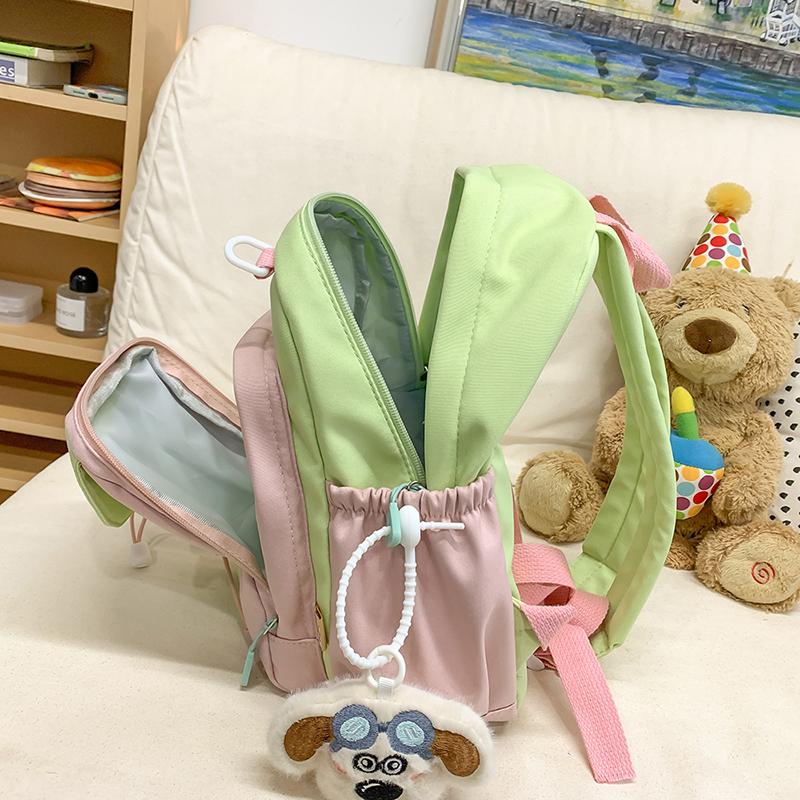 Colored Middle School Student Schoolbag Women's Campus Backpack Large Capacity Travel Backpack