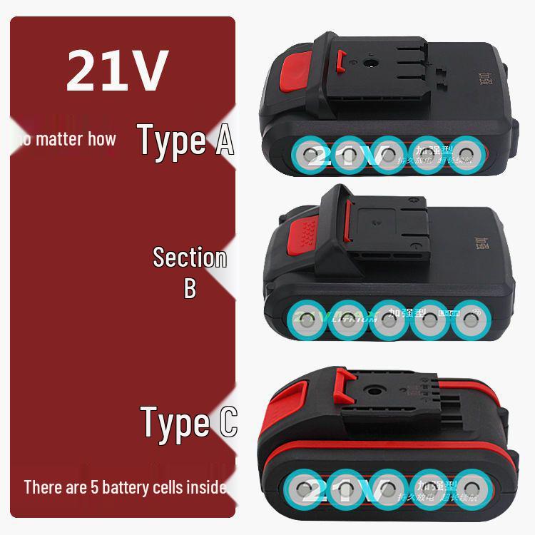 12V-21V Push-Type High-Capacity Lithium Battery Charger