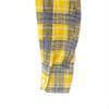 Givenchy 80s Vintage Check Pattern Long Sleeve Shirt 37 Yellow Men's Used