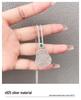 S925 Sterling Silver Maitreya Buddha Pendant Necklace - Laughing Buddha Collarbone Chain, Women's Versatile Chinese Style.