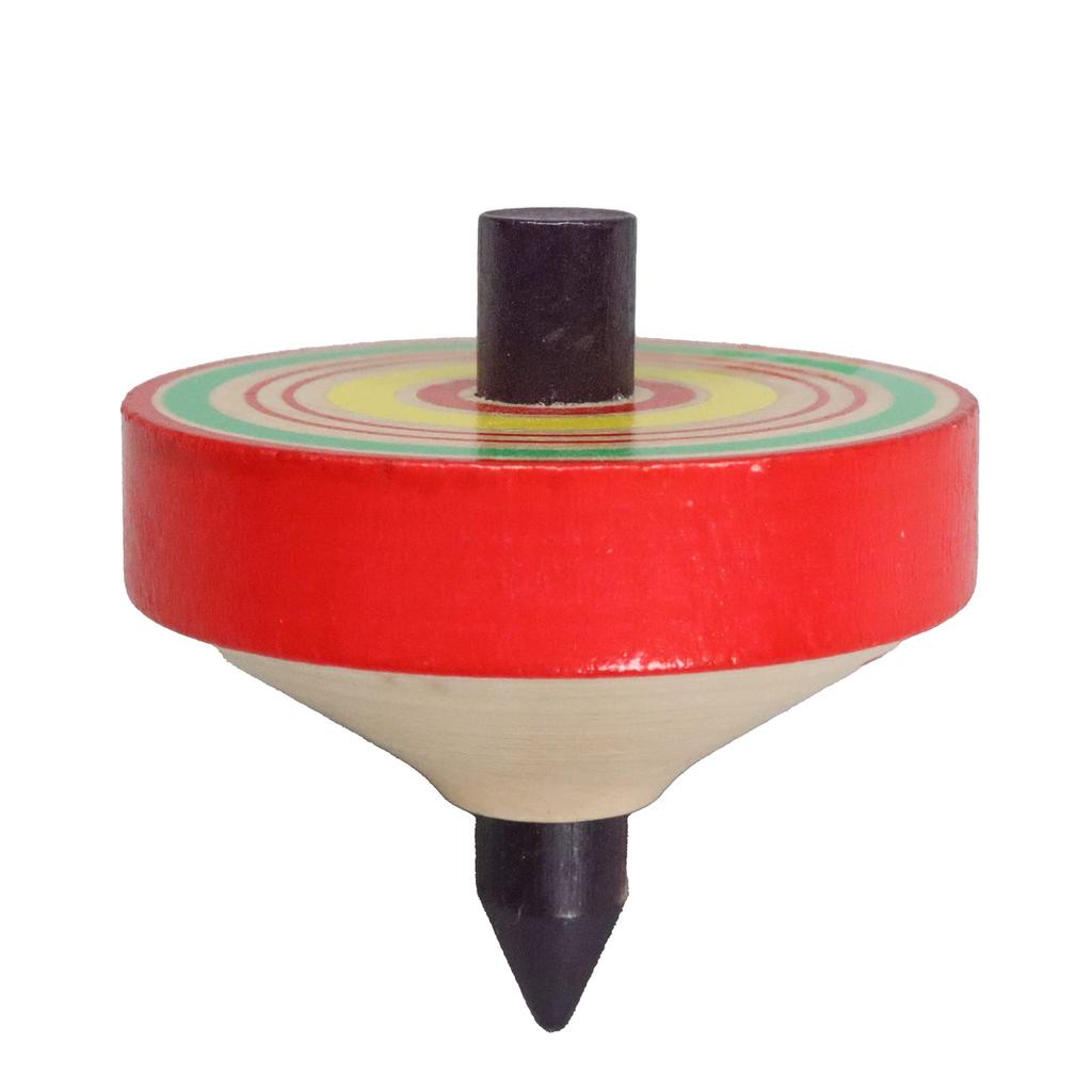 Castle Enterprise Folk Crafts Traditional Wooden Toy Throwing Inches Top, 2.5