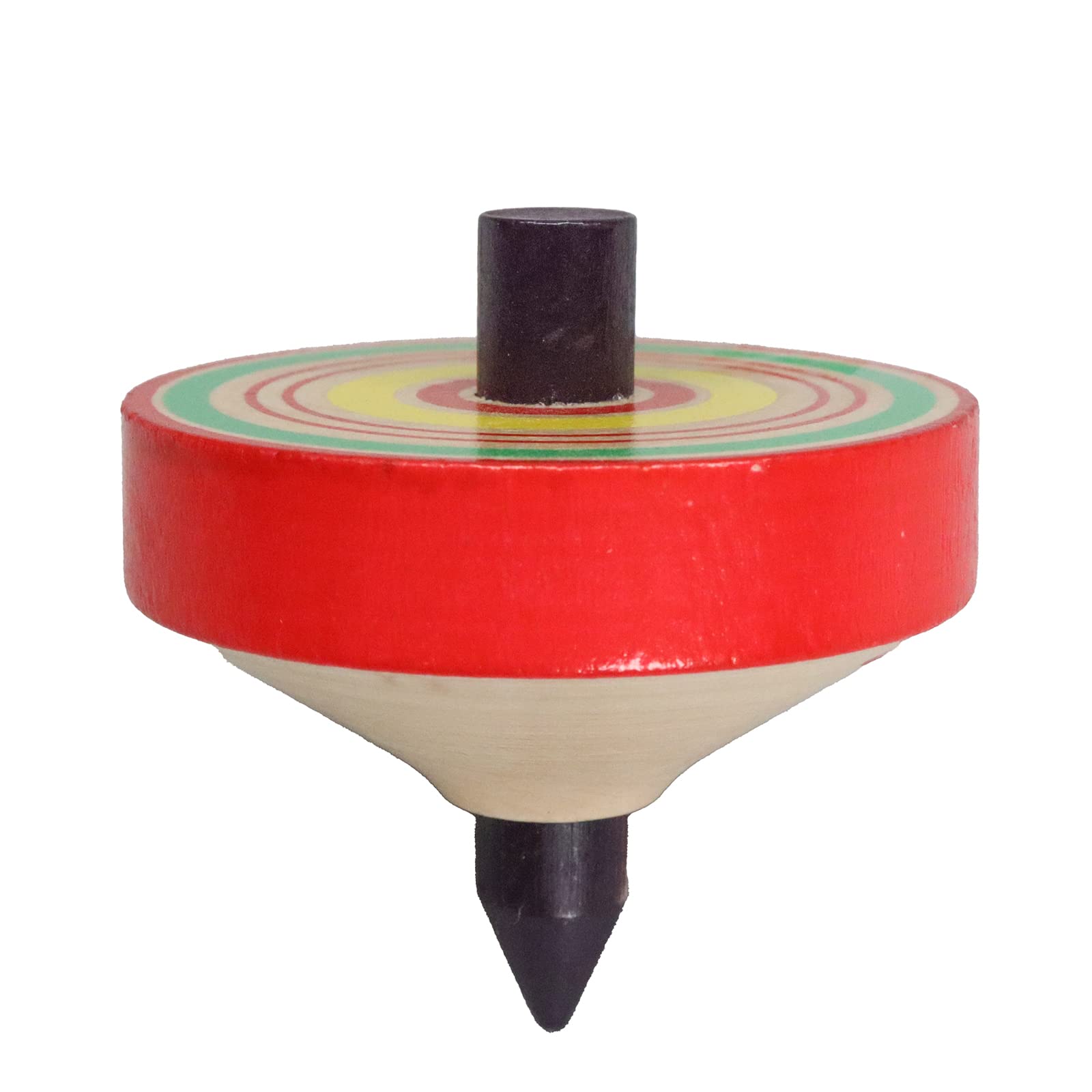 

Castle Enterprise Folk Crafts Traditional Wooden Toy Throwing inches Top, 2.5