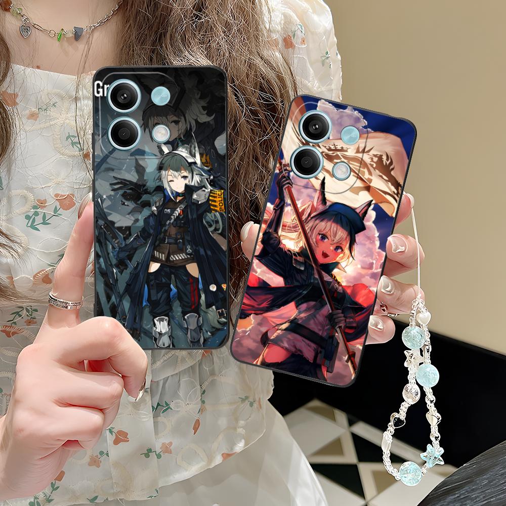 Arknights Grani Matte TPU Mobile Phone Case for POCO F8 F7 F6 F5 F4 F3 F2 Pro GT C75 C71 C65 C61 C40 Pro Ultra Colorful Cover