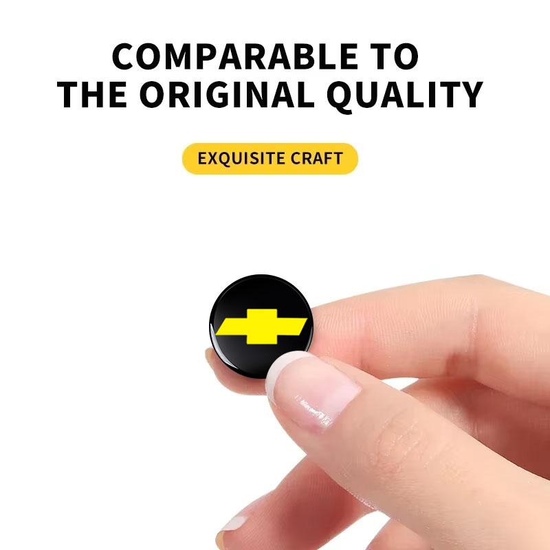 Car Key Emblem Stickers Auto Control Key Logo Accessories for Chevrolet Spark Captiva Camaro Lova Aveo Auto Rear View Mirror Sun Visor Eyebrow Rainy