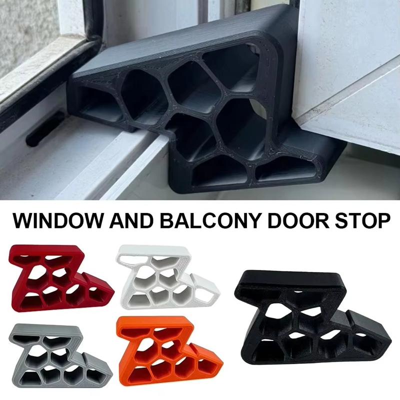 Heavy Duty Door Stopper Balcony Sliding Window Door Anti-Collision Non-Slip Easy Install For Home Office Bathroom Kitchen New