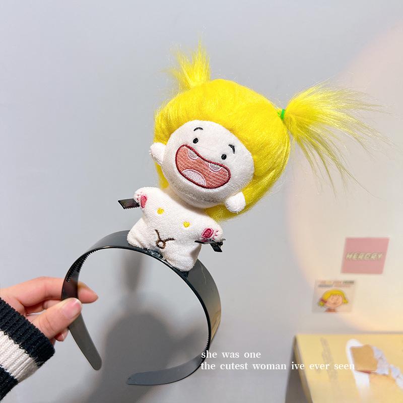Plush Doll Headband Constellation Doll Hairband Cute Hairhoops Cosplay Headwear Hair Accessories