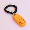 Dogs Training Clickers Plastic Pet Dogs Trainer Tool Stretch Help Wrist Rope Sound Keychains Dogs Training Clickers