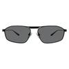 Balenciaga Grey Rectangular Men S SunglaSSeS bb0416S 001 63