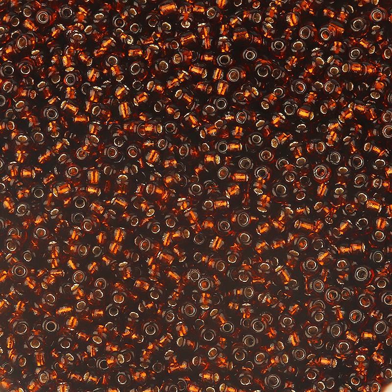 10/50g Czech Glass Seed Beads Inner Silver Loose Spacer Rice Beads For Jewelry Making Colorful Round Bead DIY Earrings Bracelet