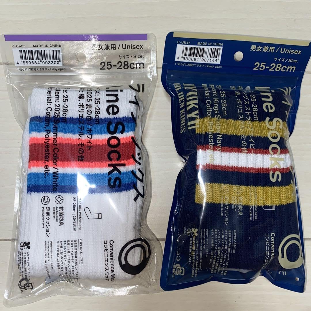 Family Mart Line Socks Summer Color
