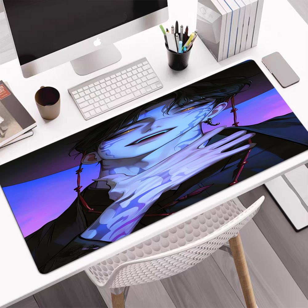 KPop Demon Hunters Theme Mouse Pad, Non Slip Rubber Base, Multifunctional Office & Home Decor, Perfect for Workspace Personalization.