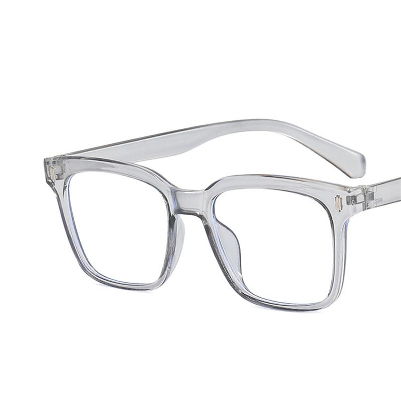 Oversized Rectangular Eyeglasses Spectacle Frame Frame Ladies Classic Anti-blue Light Vintage Fashionable Decorative Eye Glasses for Girls