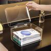Transparente Handyhülle Box mit Deckel - Staubdichte Aufbewahrung für Masken & Anstecknadeln