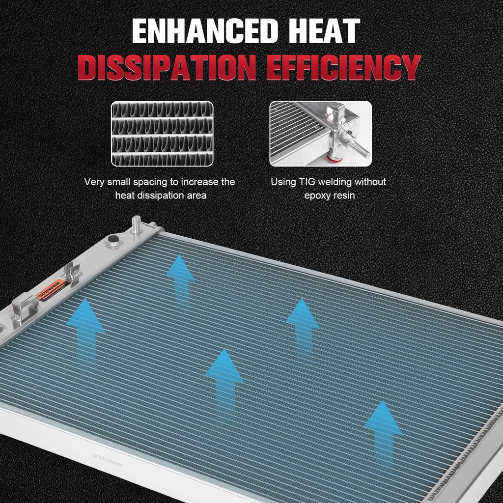 Aluminum Radiator Cooler Cooling Coolant Replacement Cooling Radiator for Chevrolet Captiva Sport 2008-2015