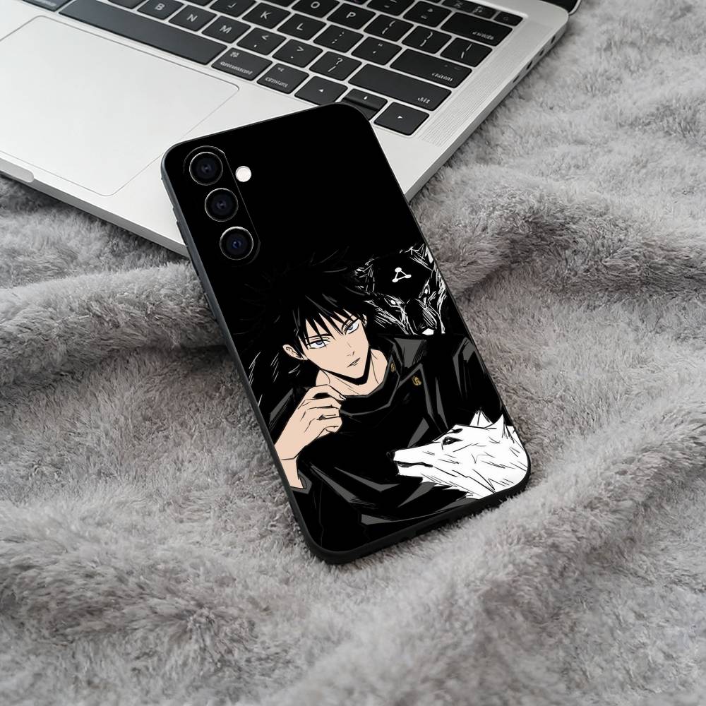 

J-Jujutsu K-aisen-opular characters Black Soft Silicone Phone Case for Samsung Galaxy A73, A71, A72, A70, A53, A52, A51 Samsung a70